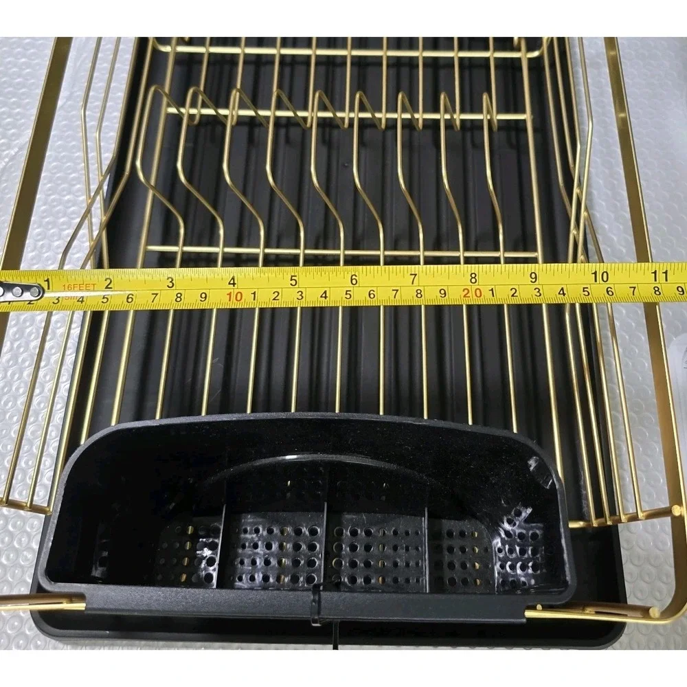 Cuisinart Dish Drain Gold Black EUC 17